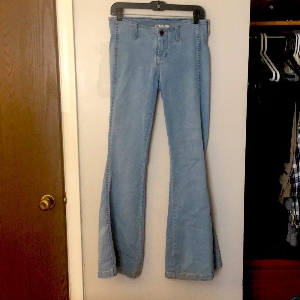 Free people flare jeans size 26 b1
